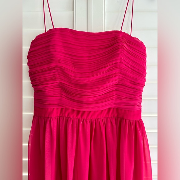 Nordstrom Erin Fetherston Fuchsia Pink Ombré Maxi Dress - US Size 8 worn once - Picture 7 of 12